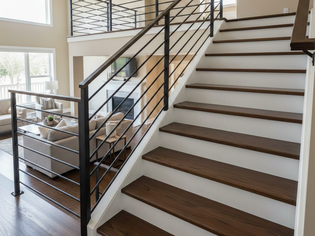 Safe & Stylish Iron Guardrails