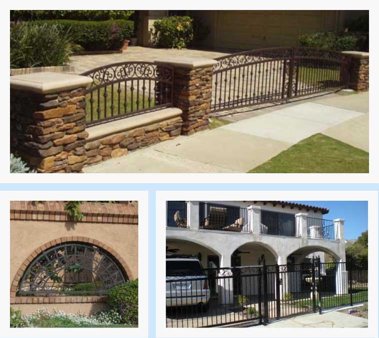 Custom Iron Fences Design