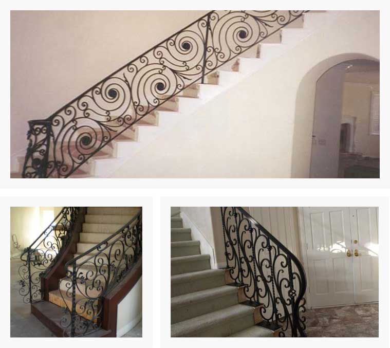 Personalized Iron Stair Railings